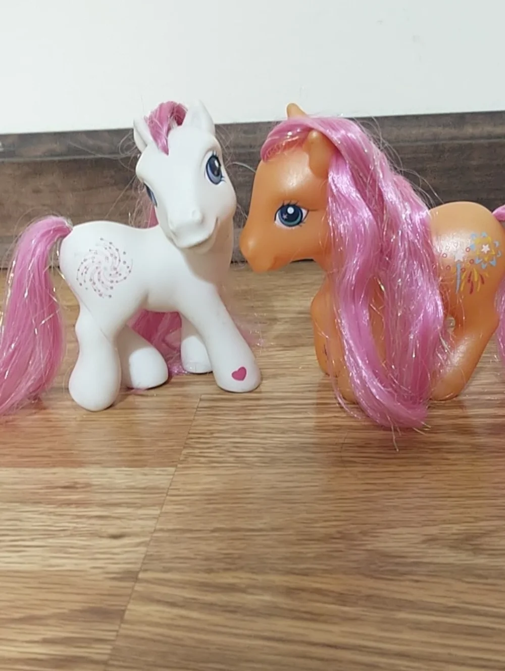 Vintage 2003 My Little Pony's - Sparkleworks 🧡 & Star Swirl 🤍